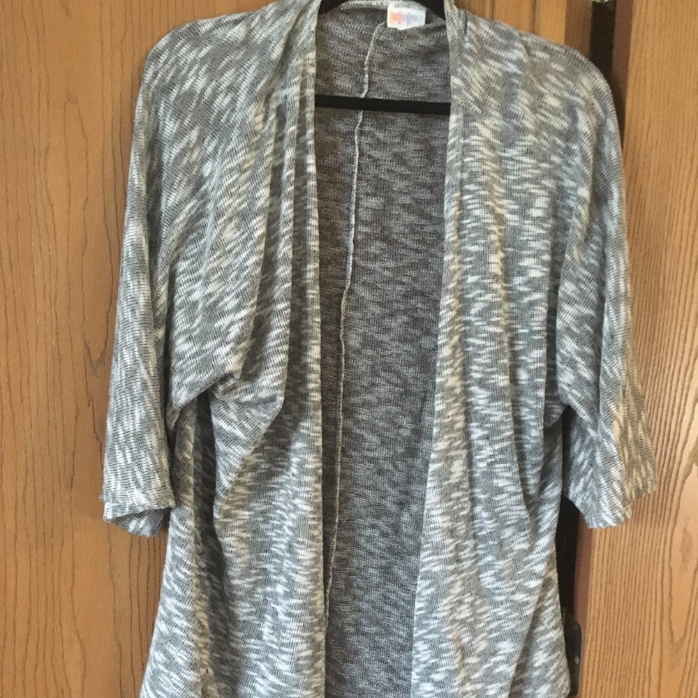 LulaRoe Light Gray Cardigan